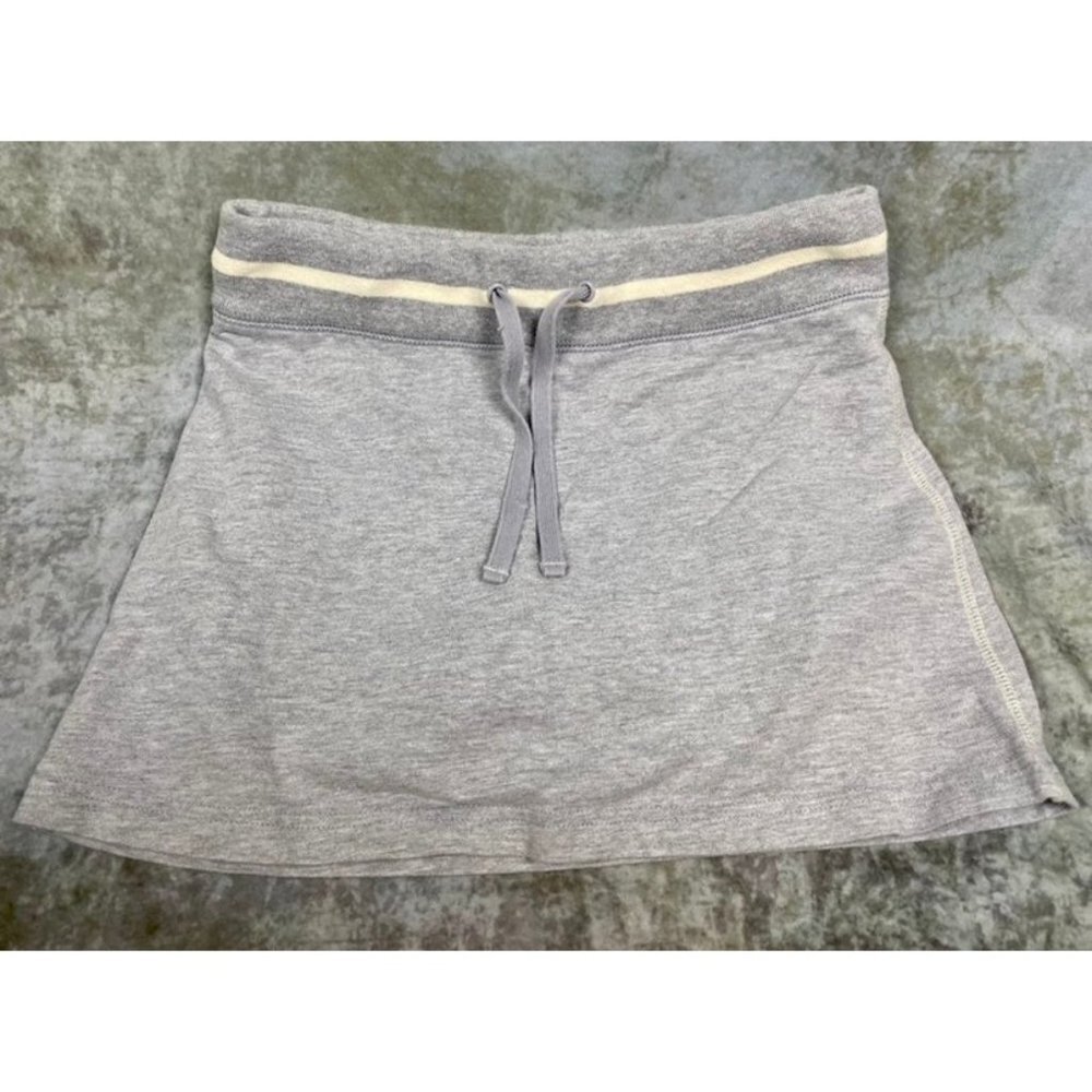 Grey Cotton Skort